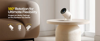 Projektor Magcubic HY300 Pro+ 4K Android 11 290ANSI przenośny Wi-Fi 6 BT5.4 kino zewnętrzne głośnik 5 W HiFi obsługa 720P HD