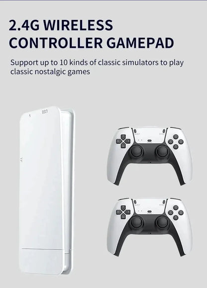 Konsola do gier 128G Game Stick M15 4K Video TV Bezprzewodowe gamepady Gra wideo 64G 40000+/50000+ Klasyczne gry arcade HD Dla dwóch graczy